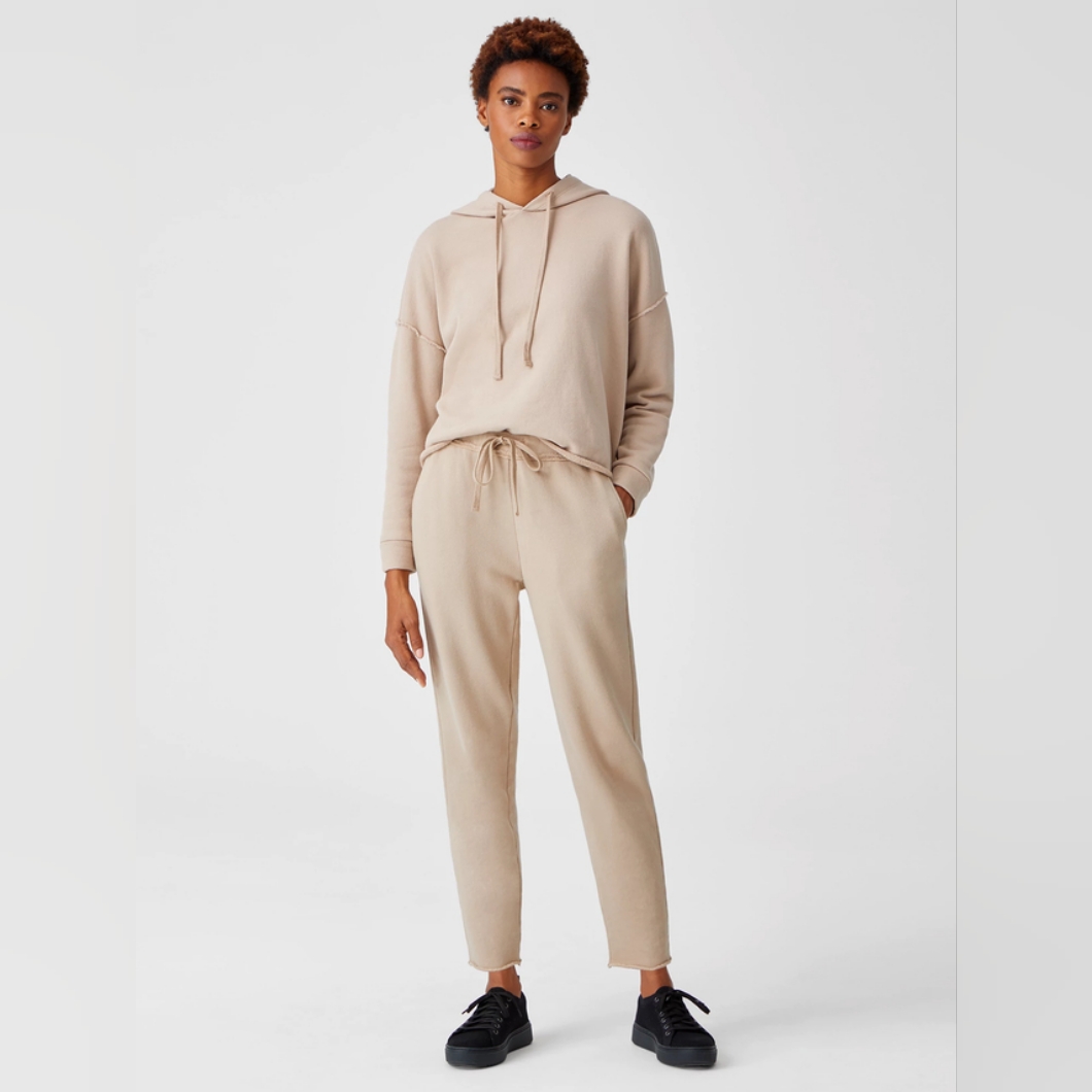 Eileen Fisher Organic Cotton French Terry Jogger Pant